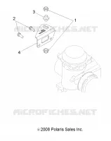 MOTEUR, CARBURATEUR BRACKET