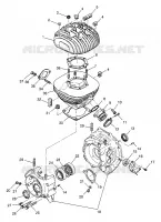 CARTERS MOTEUR AND CYLINDRE (300) XPRESS 300 W969530 (4935923592D004)