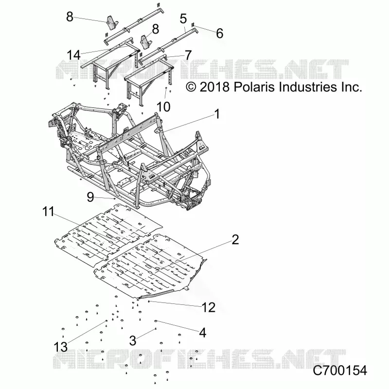 CHASSIS, MAIN FRAME AND SKID PLATES