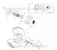 ROUE AVANT 250 4x4 / W928127 (4922872287B010)