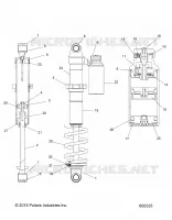 SUSPENSION, AMORTISSEUR ARRIERE TRACK