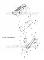 CHASSIS, PROTECTION D'EMBRAYAGE AND COVER