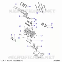ENGINE, CULASSE, CAM AND VALVES