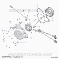 ENGINE, STATOR AND FLYROUE