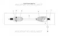 SYSTÈME DE TRANSMISSION, ARBRE DE TRANSMISSION, FRONT