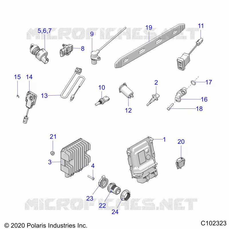 ELECTRICITE, SWITCHES, SENSORS, ECU AND CONTROL MODULES