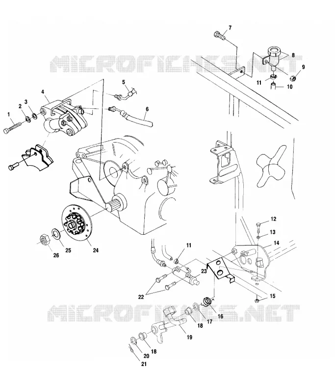 FREIN ARRIERE/FOOT PEDAL