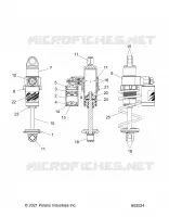 SUSPENSION, AMORTISSEUR AVANT TRACK, VELOCITY