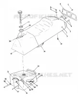 SIEGE/RESERVOIR ASSEMBLY 440 XCR (4921352135003A)