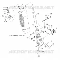 SUSPENSION, JAMBE DE FORCE AVANT