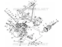 SUPPORT MOTEUR Sport 400L W948540 (4927232723A008)