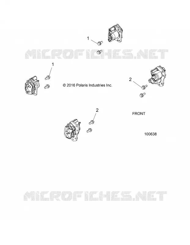 ETRIER DE FREIN MOUNTING