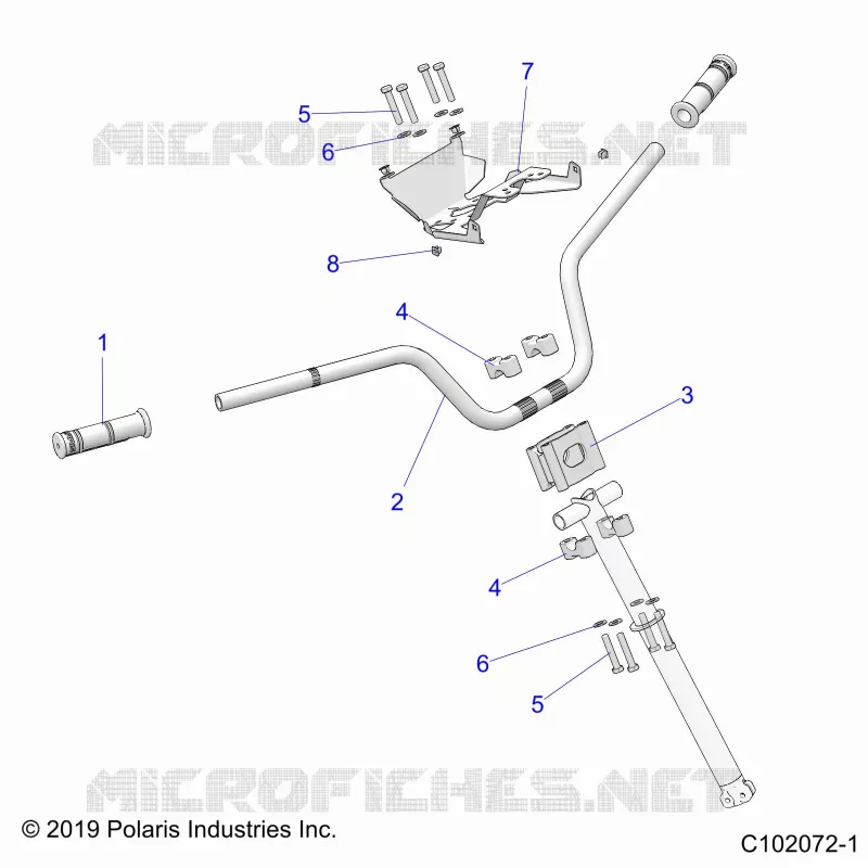 DIRECTION, HANDLEBAR AND CLAMPS