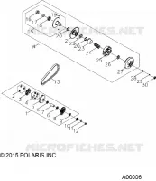 SYSTÈME DE TRANSMISSION, PRIMARY  AND SECONDARY CLUTCHS