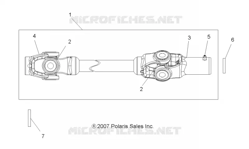 DRIVE TRAIN, ARBRE DE TRANSMISSION AVANT