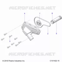 MOTEUR, WATERPUMP IMPELLER AND COVER