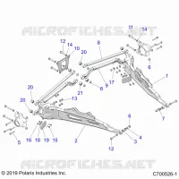 SUSPENSION ARRIERE CONTROL ARMS