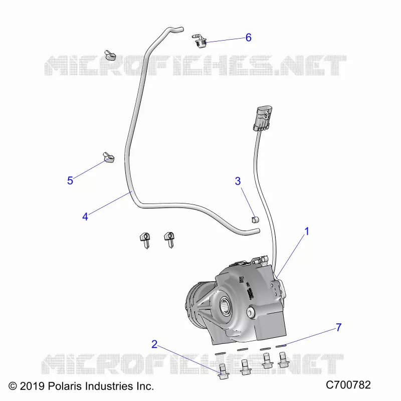 DRIVE TRAIN, FRONT SUPPORT PONT