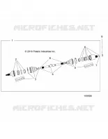 DRIVE TRAIN, TRANSMISSION ARRIERE SHAFT (TO 8/29/16)