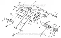 BRAS DE SUSPENSION ARRIERE 440 XCR 0941760 (4925182518022A)