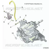 SYSTÃˆME DE TRANSMISSION, MAIN GEARCASE MOUNTING