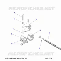 MOTEUR, THROTTLE ASM.