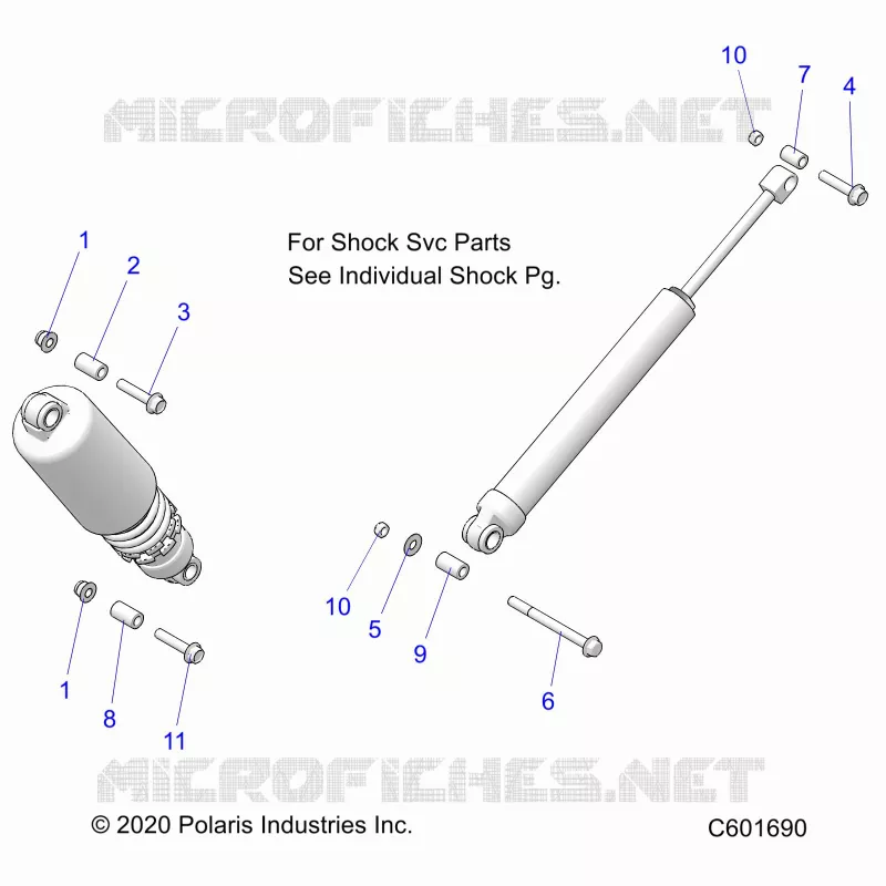 SUSPENSION ARRIERE SHOCKS MNTG.