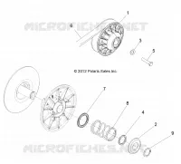 SYSTÈME DE TRANSMISSION, SECONDARY CLUTCH