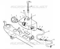 RESERVOIR D'HUILE ASSEMBLY 2x4 300 W947530 (4926742674A012)