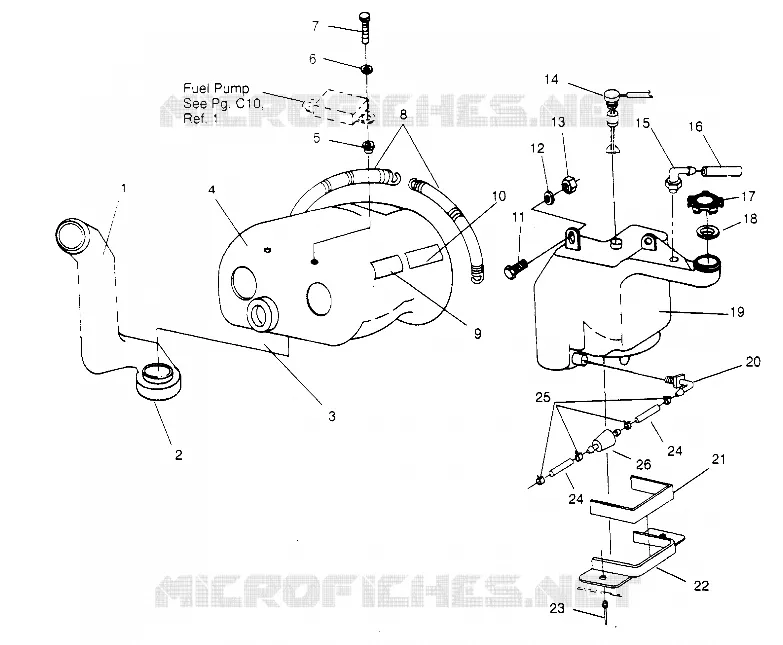 RESERVOIR D'HUILE / BOITE A AIR LITE GT 0953133 and  EUROPEAN LITE GT E953133 (4928922892C002)