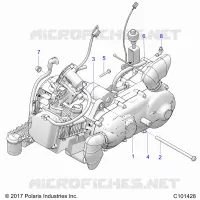 ENGINE, ENGINE AND TRANSMISSION MOUNTING