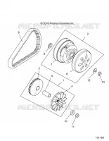 SYSTEME DE TRANSMISSION, PRIMARY CLUTCH