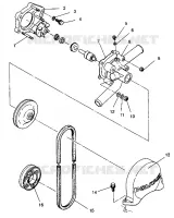 POMPE A EAU RXL 0940768 and RXL TOURING 0940869 (4925062506043A)