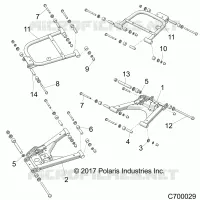 SUSPENSION ARRIERE CONTROL ARMS