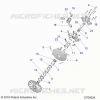 SYSTEME DE TRANSMISSION, PRIMARY CLUTCH