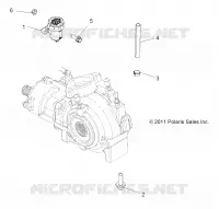 SYSTÈME DE TRANSMISSION, SUPPORT PONT, FRONT