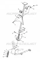 COLONNE DE DIRECTION Scrambler W967840 (4935823582B009)