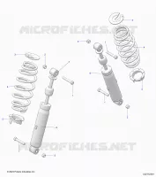 SUSPENSION ARRIERE SHOCK AND MOUNTING