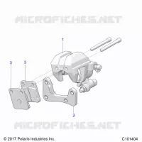 BRAKES, ETRIER DE FREIN AVANT