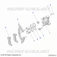 FREIN AVANT CALIPER
