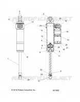 SUSPENSION, AMORTISSEUR ARRIERE TRACK