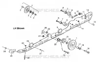 FIXATION RAIL (SUSPENSION) 500 RMK 0982964 and EUROPEAN 500 RMK E982964 (4942634263B012)