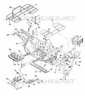 CHASSIS W/ RACKS 350 4X4 / W928139 (4922832283003A)