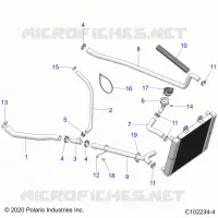 ENGINE, SYSTÃˆME DE REFROIDISSEMENT, HOSES