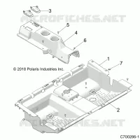 PLANCHER, REAR