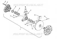 EMBRAYAGE DE TRANSMISSION ASSEMBLY TRAIL DELUXE/0930243 (4923222322026A)