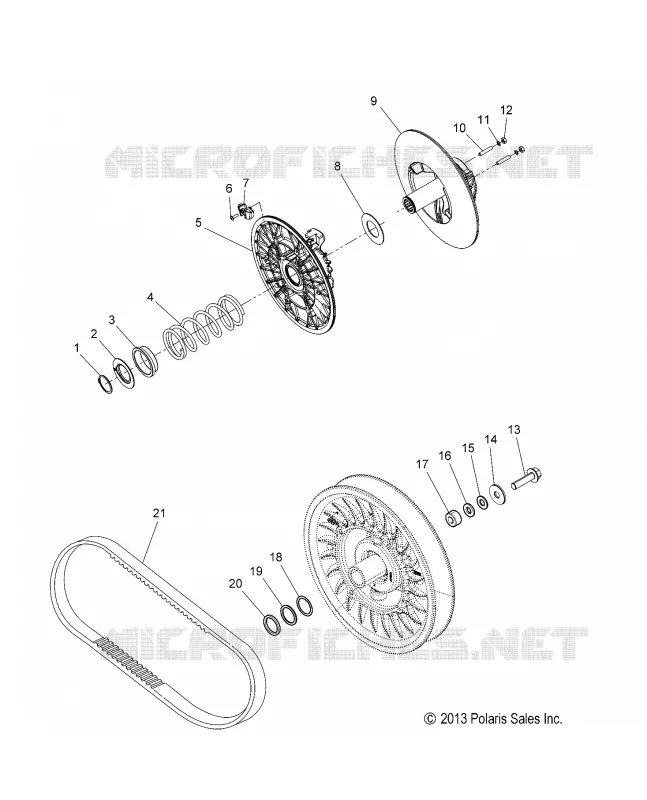 SYSTÈME DE TRANSMISSION, CLUTCH, SECONDARY