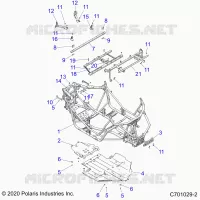 CHASSIS, MAIN FRAME AND SKID PLATE