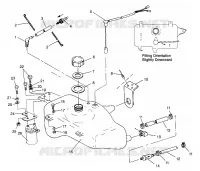 RESERVOIR D'HUILE SL 900 B964291 and  Intl. SL 900 I964291 (4935583558A012)