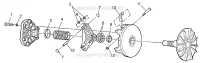 EMBRAYAGE DE TRANSMISSION MAGNUM 4X4 W97AC42A, SWEDISH MAGNUM 4X4 S97AC42E AND NORWEGIAN (4940834083C002)